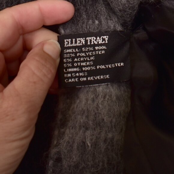Ellen Tracy Women's Wool Blend Coat Size 10 - Picture 3 of 6